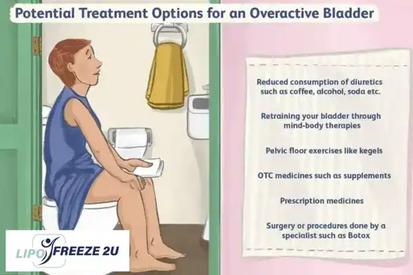 image of woman on toilet because of an overactive bladder Bishop's Stortford